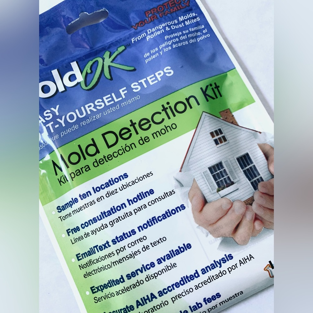 1 PIECE OF LABTECH MOLD OK MOLD DETECTION KIT NIP 3 EASY DO-IT-YOURSELF STEPS